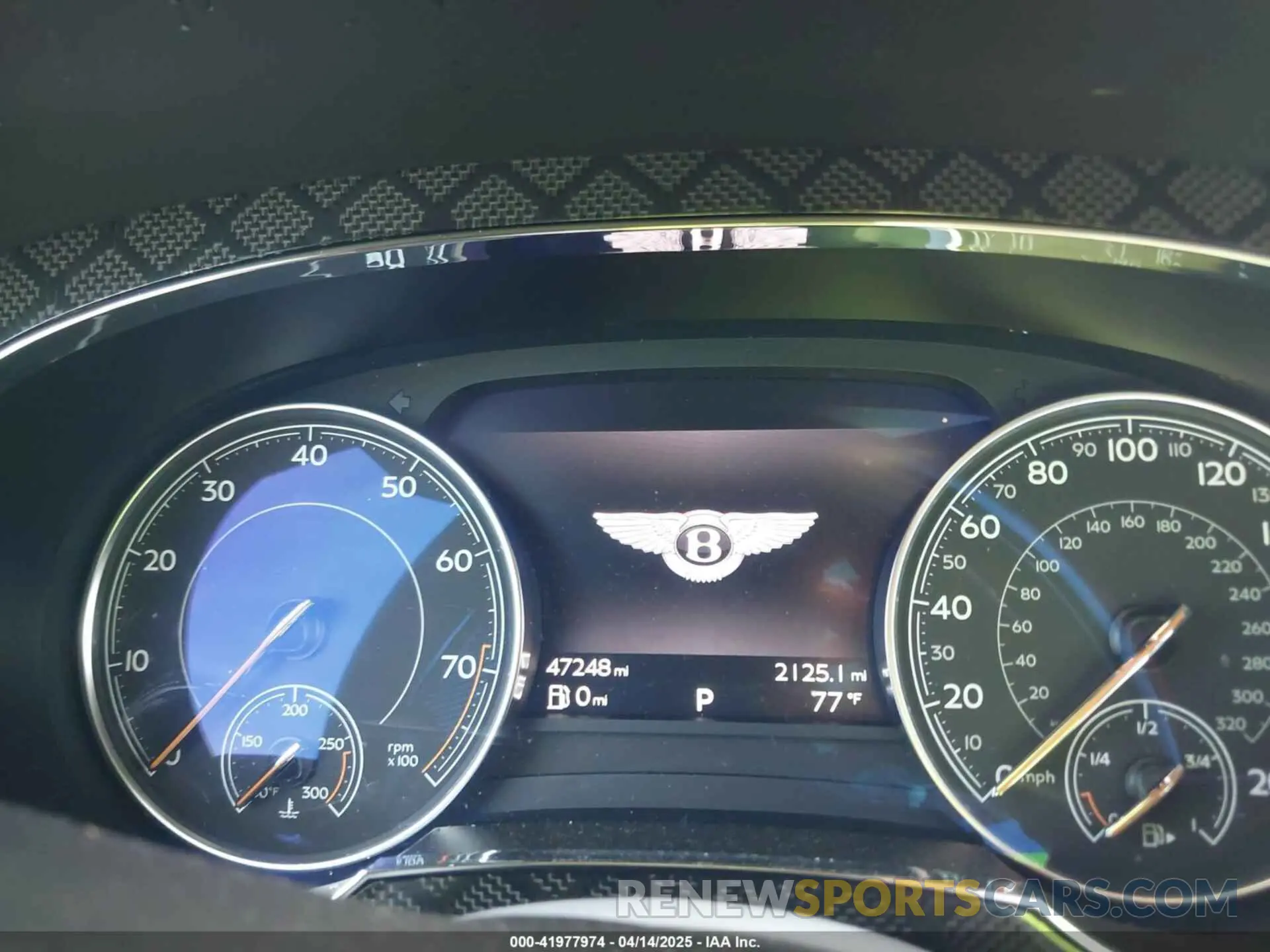 7 fotografías del automóvil dañado SJAAM2ZVXLC029237 BENTLEY BENTAYGA 2020