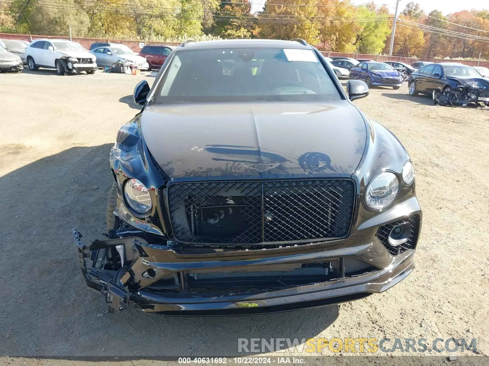 12 fotografías del automóvil dañado SJAAR2ZV0PC019548 BENTLEY BENTAYGA 2023