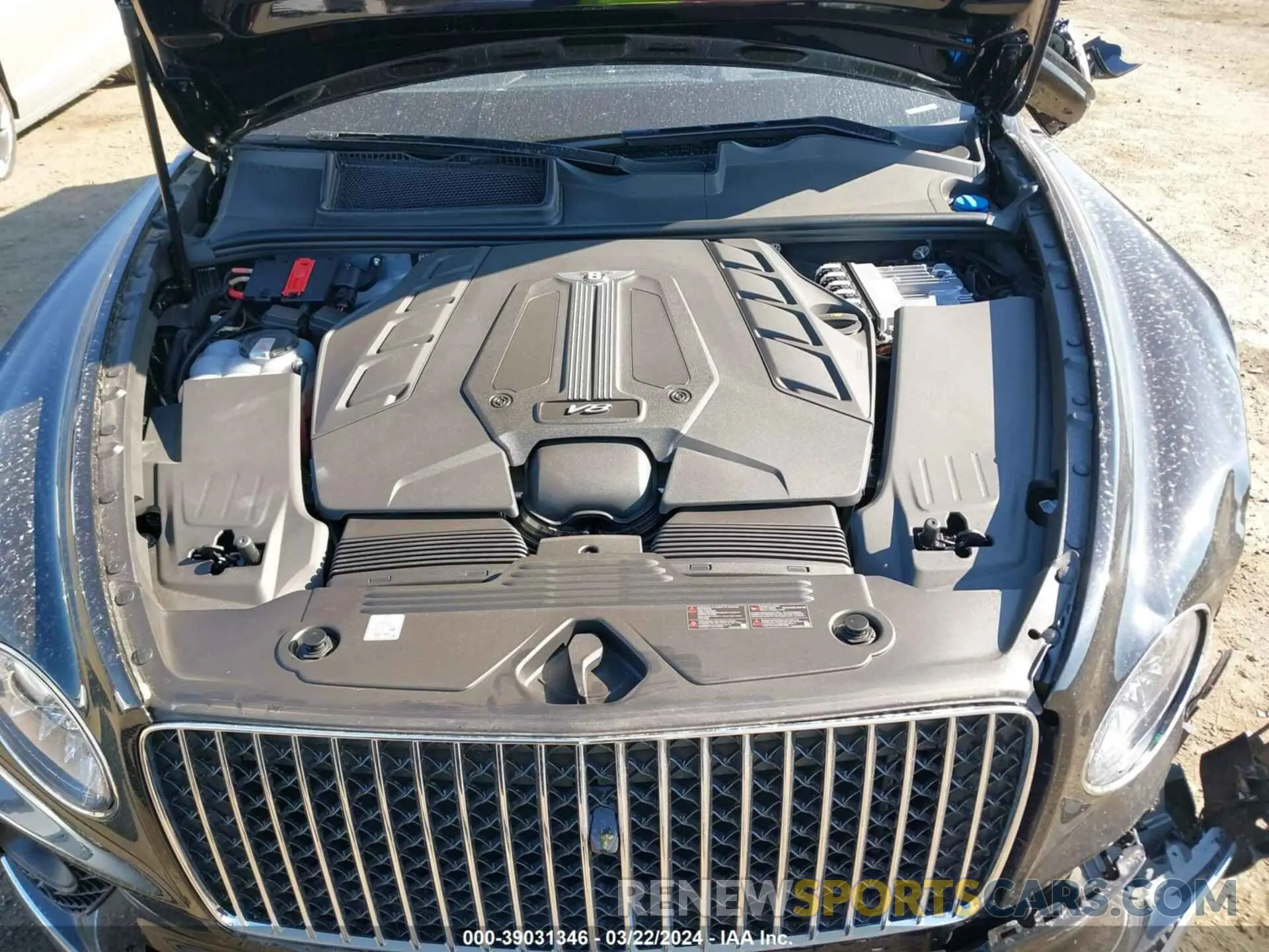 10 fotografías del automóvil dañado SJAHT2ZVXPC020528 BENTLEY BENTAYGA 2023