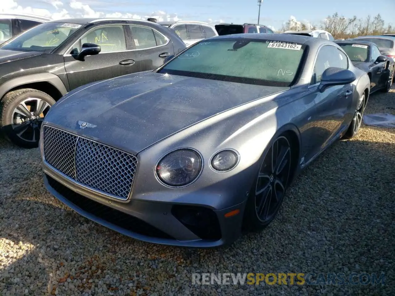 2 fotografías del automóvil dañado SCBCG2ZG1LC076188 BENTLEY CONTINENTA 2020