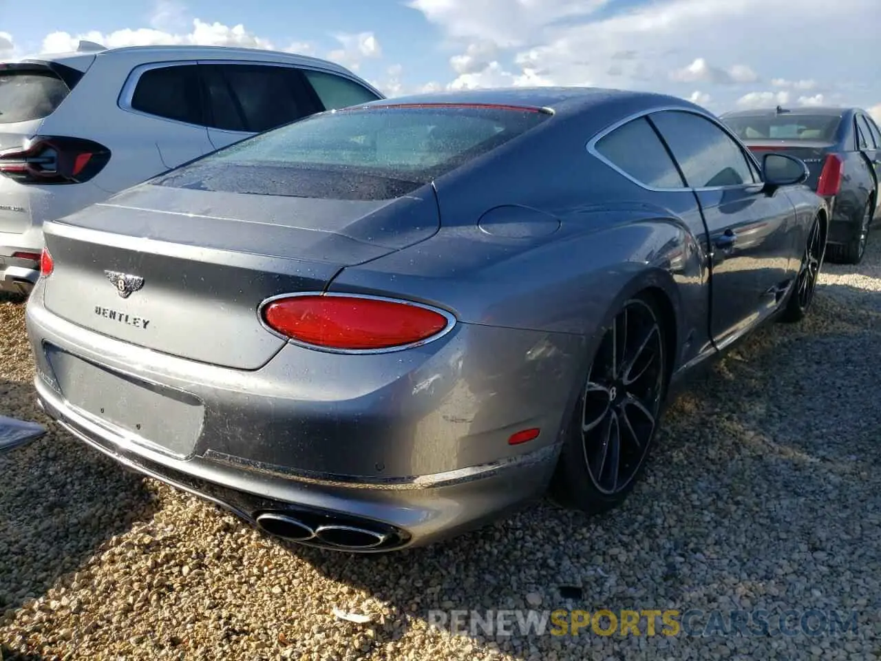 4 fotografías del automóvil dañado SCBCG2ZG1LC076188 BENTLEY CONTINENTA 2020
