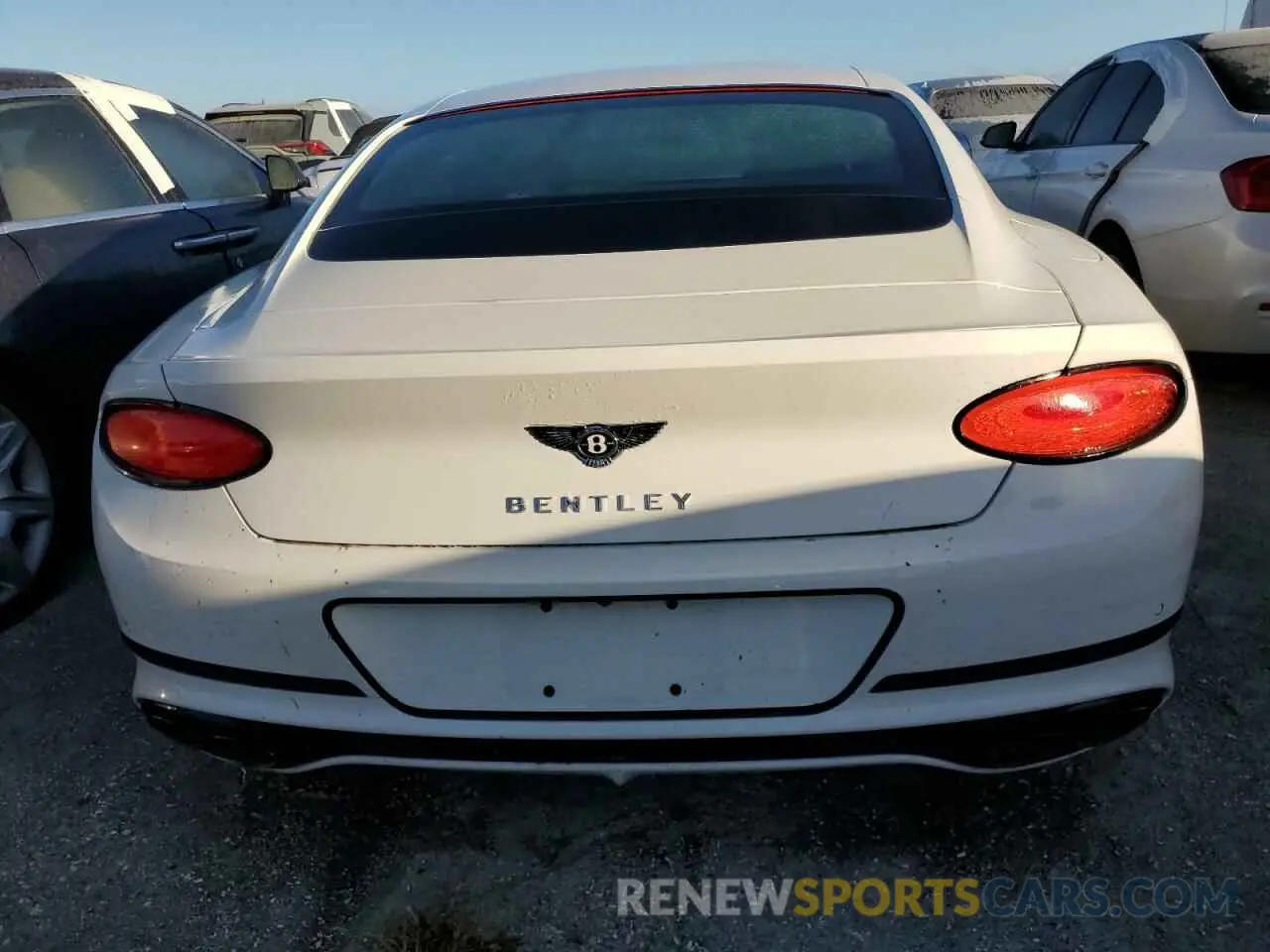6 fotografías del automóvil dañado SCBCG2ZGXLC076755 BENTLEY CONTINENTA 2020