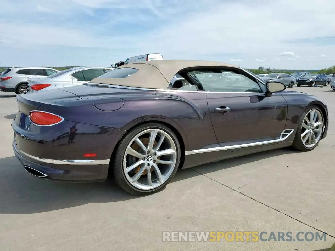 3 fotografías del automóvil dañado SCBDB4ZG1LC083432 BENTLEY CONTINENTA 2020
