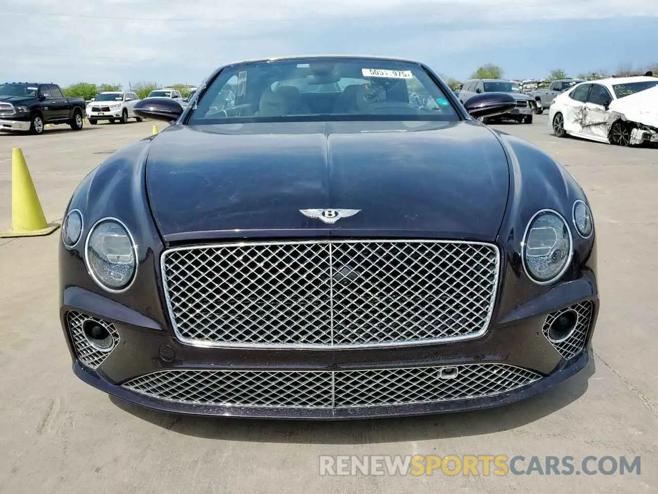 5 fotografías del automóvil dañado SCBDB4ZG1LC083432 BENTLEY CONTINENTA 2020