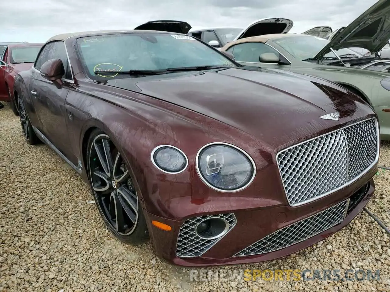 1 fotografías del automóvil dañado SCBDB4ZG2LC075680 BENTLEY CONTINENTA 2020