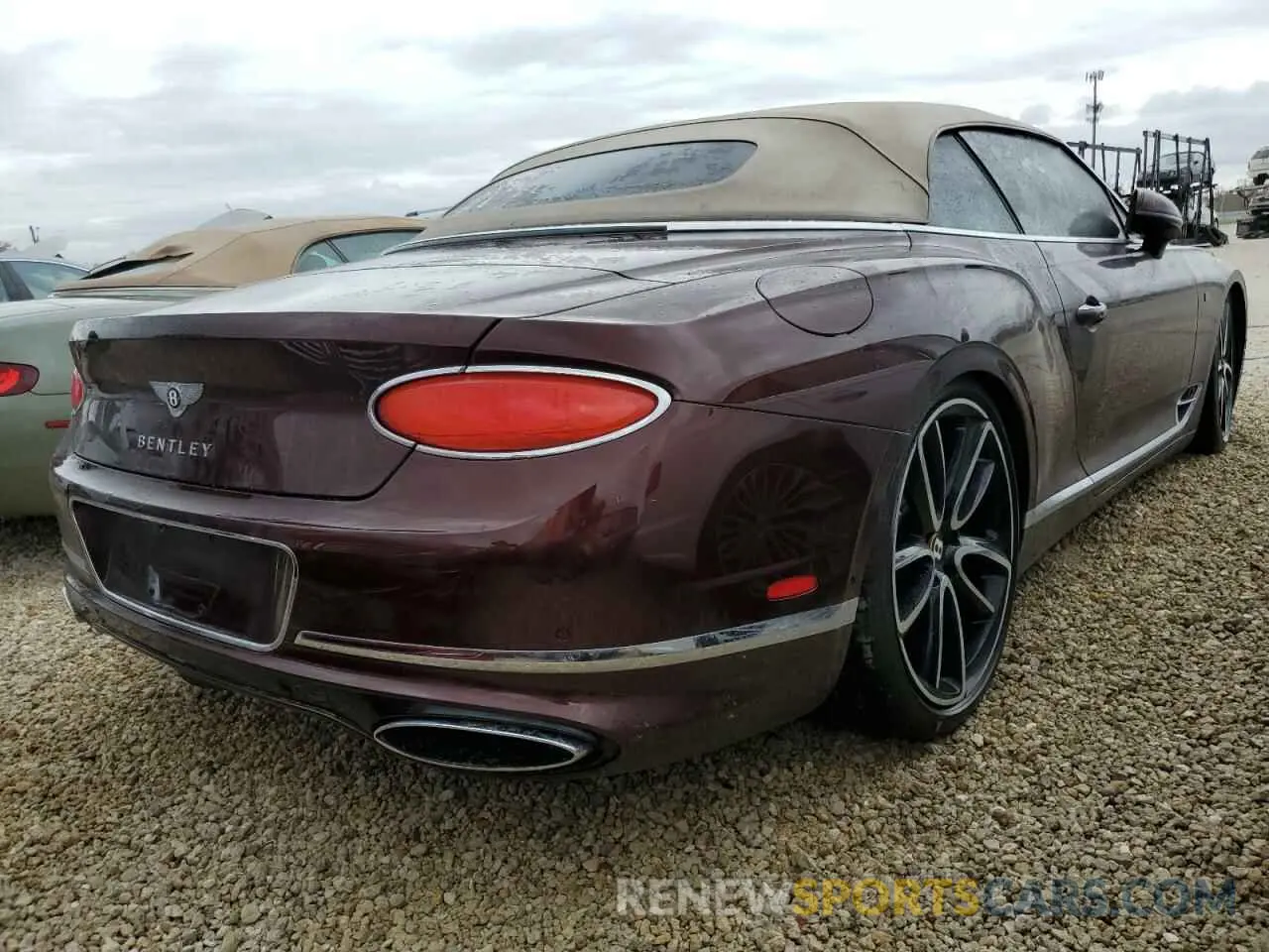 4 fotografías del automóvil dañado SCBDB4ZG2LC075680 BENTLEY CONTINENTA 2020