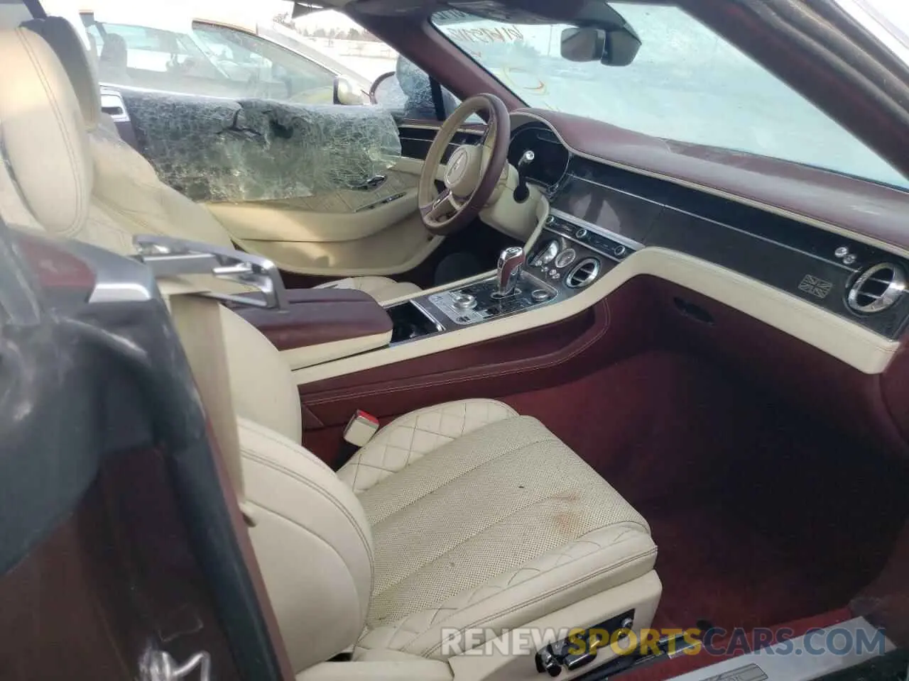 5 fotografías del automóvil dañado SCBDB4ZG2LC075680 BENTLEY CONTINENTA 2020