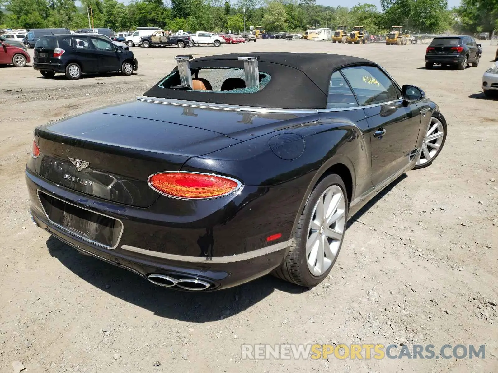 4 fotografías del automóvil dañado SCBDG4ZG1LC075090 BENTLEY CONTINENTA 2020