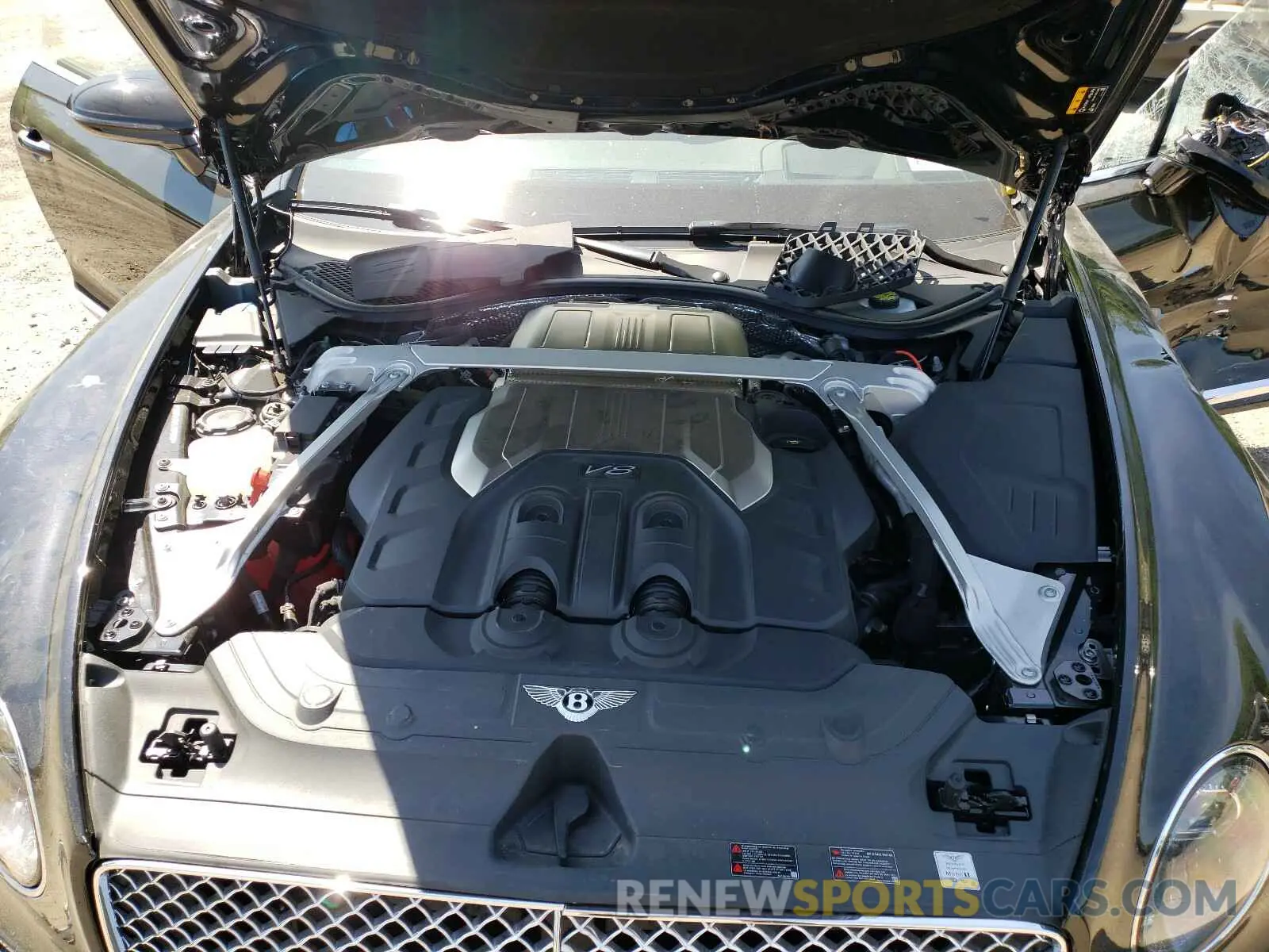 7 fotografías del automóvil dañado SCBDG4ZG1LC075090 BENTLEY CONTINENTA 2020
