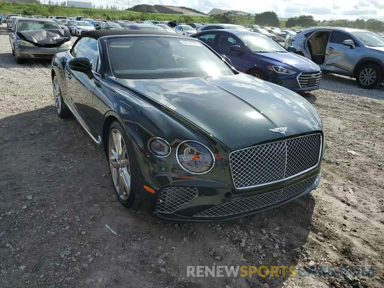 1 fotografías del automóvil dañado SCBDG4ZG2LC076622 BENTLEY CONTINENTA 2020