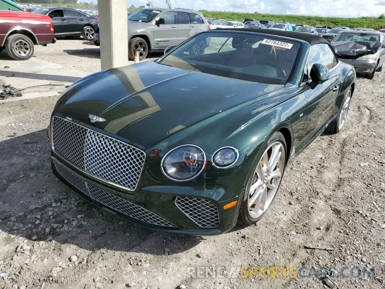 2 fotografías del automóvil dañado SCBDG4ZG2LC076622 BENTLEY CONTINENTA 2020