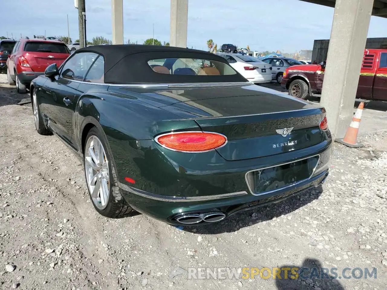 3 fotografías del automóvil dañado SCBDG4ZG2LC076622 BENTLEY CONTINENTA 2020
