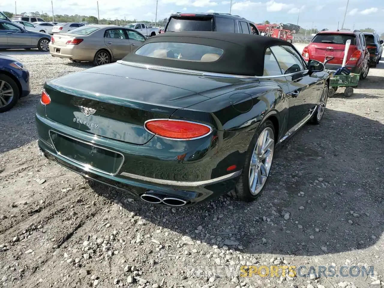 4 fotografías del automóvil dañado SCBDG4ZG2LC076622 BENTLEY CONTINENTA 2020