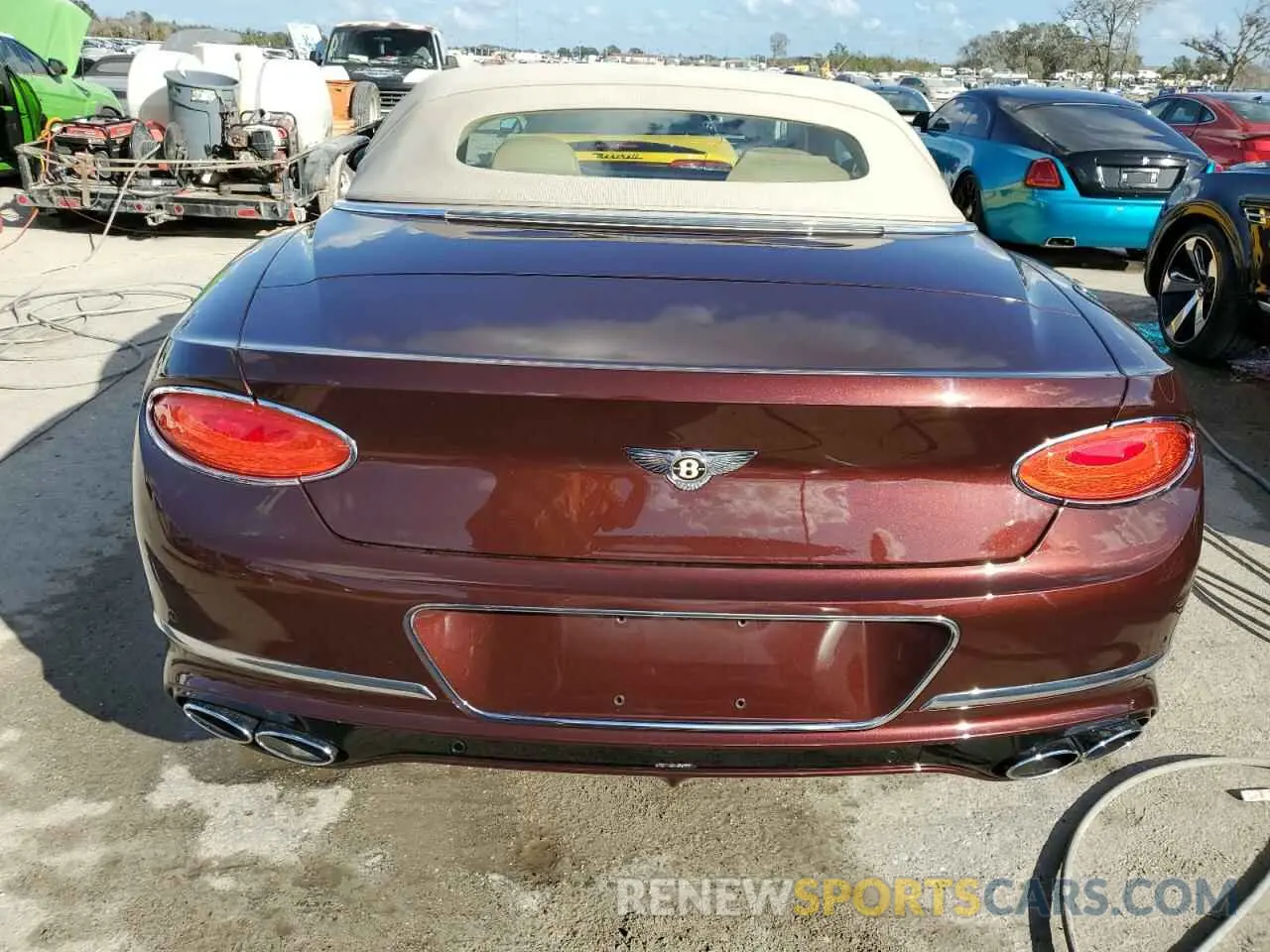 6 fotografías del automóvil dañado SCBDG4ZGXLC078411 BENTLEY CONTINENTA 2020