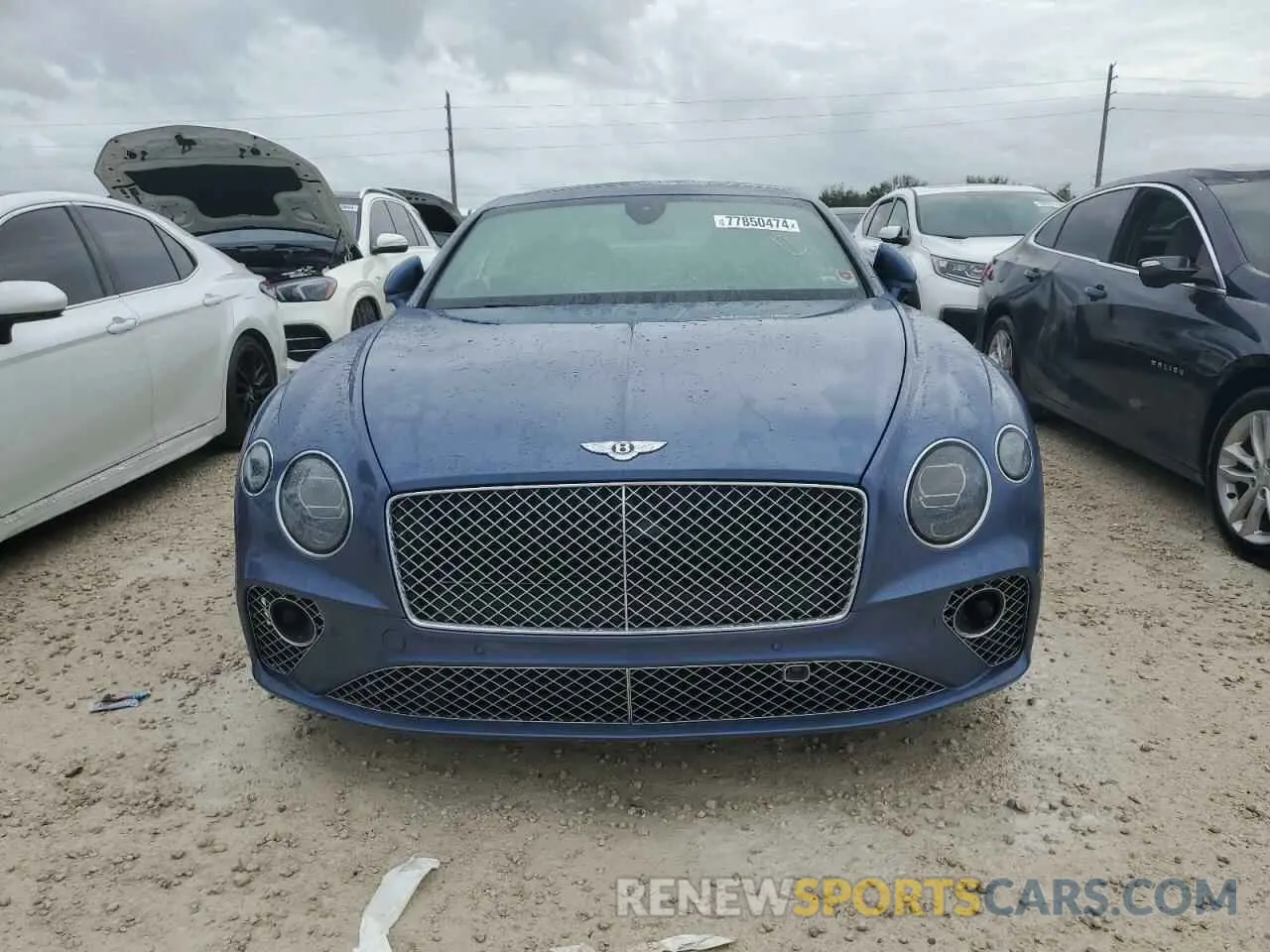 5 fotografías del automóvil dañado SCBCB2ZG0MC084864 BENTLEY CONTINENTA 2021