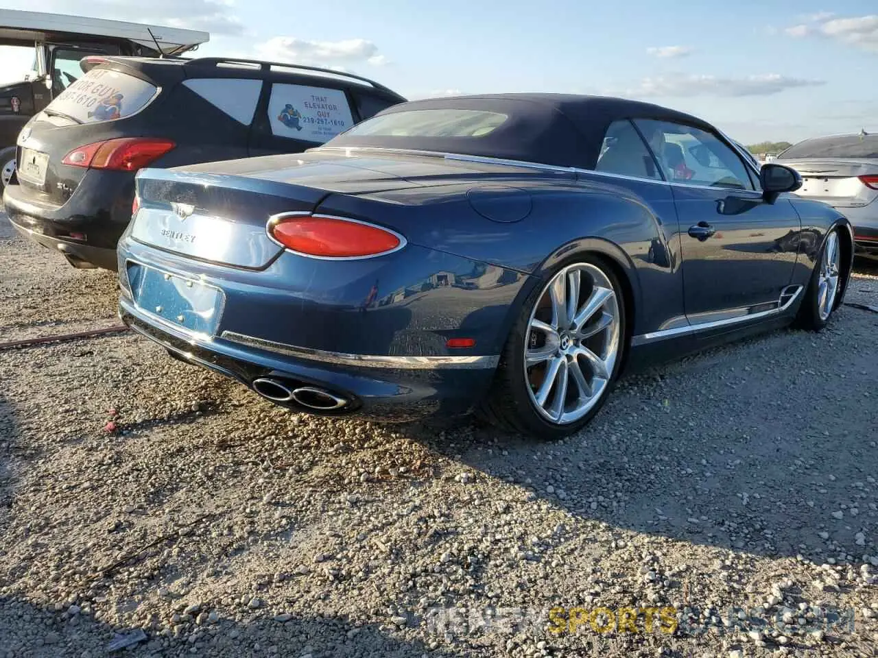3 fotografías del automóvil dañado SCBDG4ZG5MC087597 BENTLEY CONTINENTA 2021
