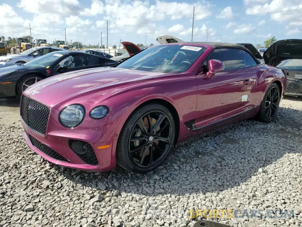 1 fotografías del automóvil dañado SCBDG4ZG9MC084962 BENTLEY CONTINENTA 2021
