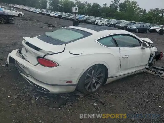 3 fotografías del automóvil dañado SCBCG2ZGXNC091999 BENTLEY CONTINENTA 2022