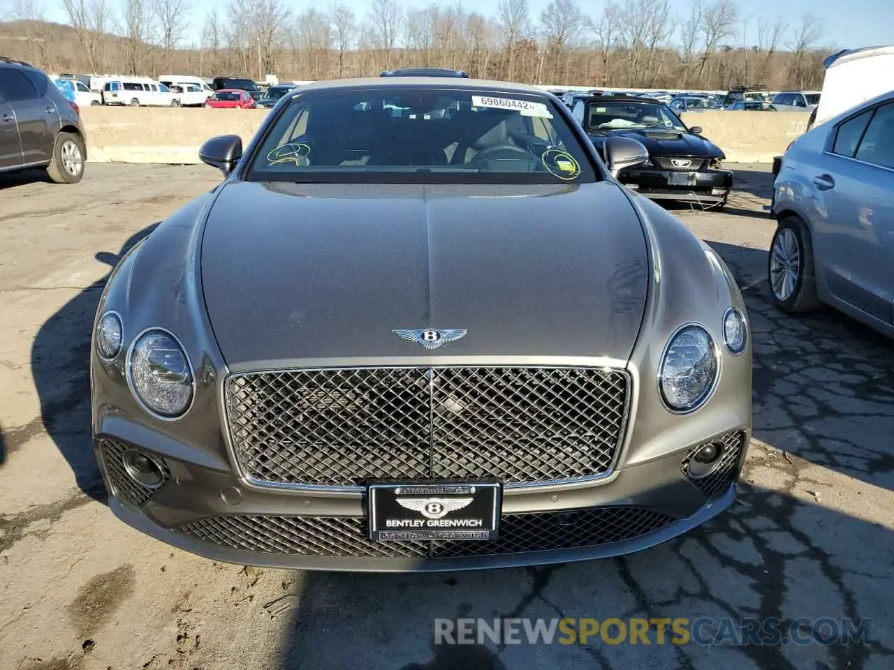 5 fotografías del automóvil dañado SCBDT4ZG0NC002694 BENTLEY CONTINENTA 2022