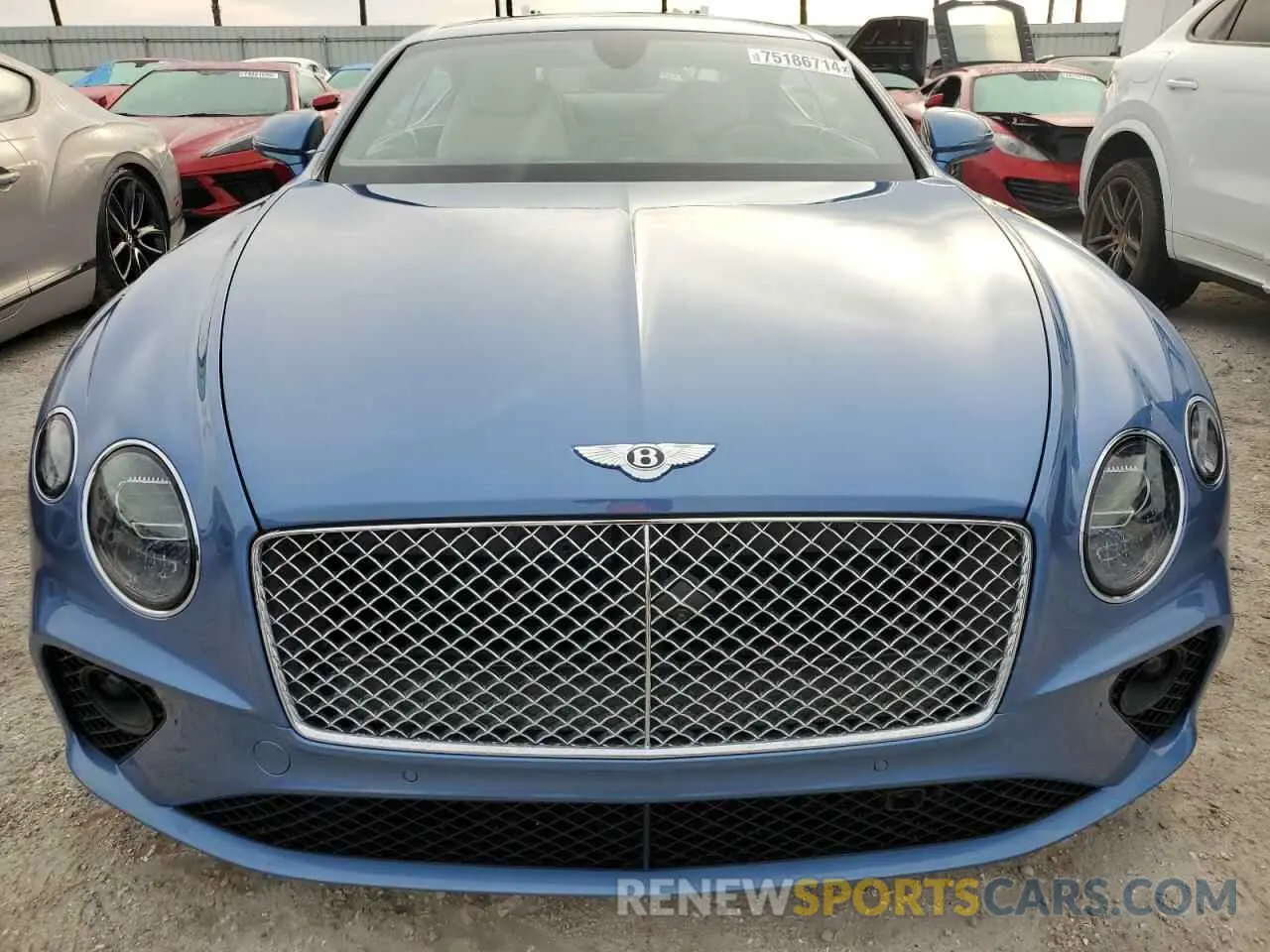 5 fotografías del automóvil dañado SCBCG2ZGXPC005562 BENTLEY CONTINENTA 2023