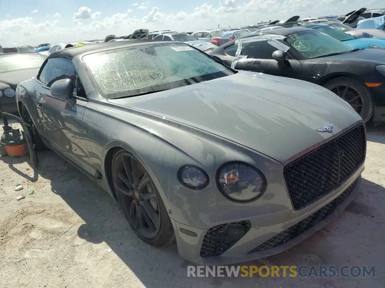 4 fotografías del automóvil dañado SCBDG4ZG6PC004909 BENTLEY CONTINENTA 2023