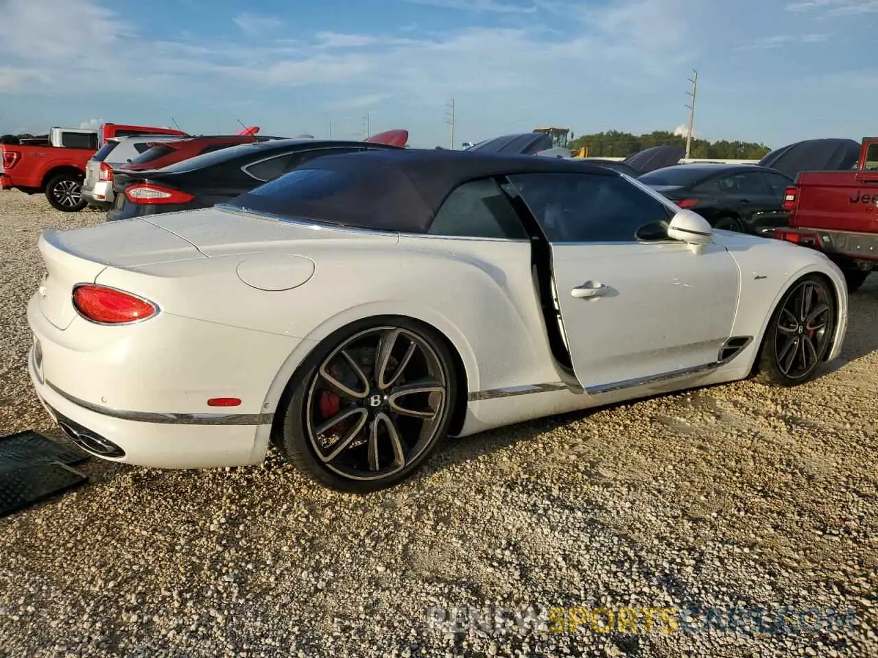 3 fotografías del automóvil dañado SCBDG4ZG8PC008251 BENTLEY CONTINENTA 2023