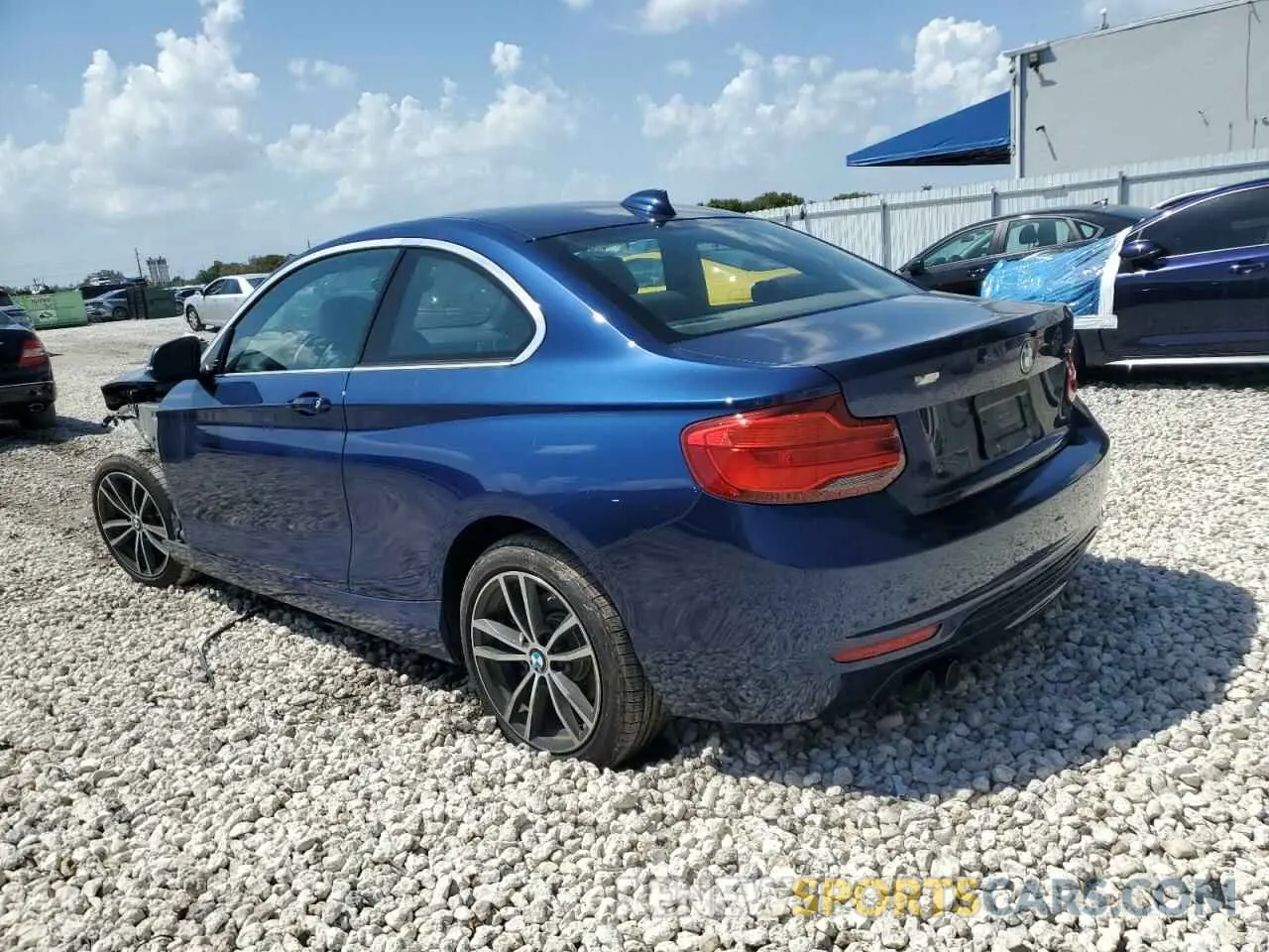 2 fotografías del automóvil dañado WBA2J1C55KVB98762 BMW 2 SERIES 2019