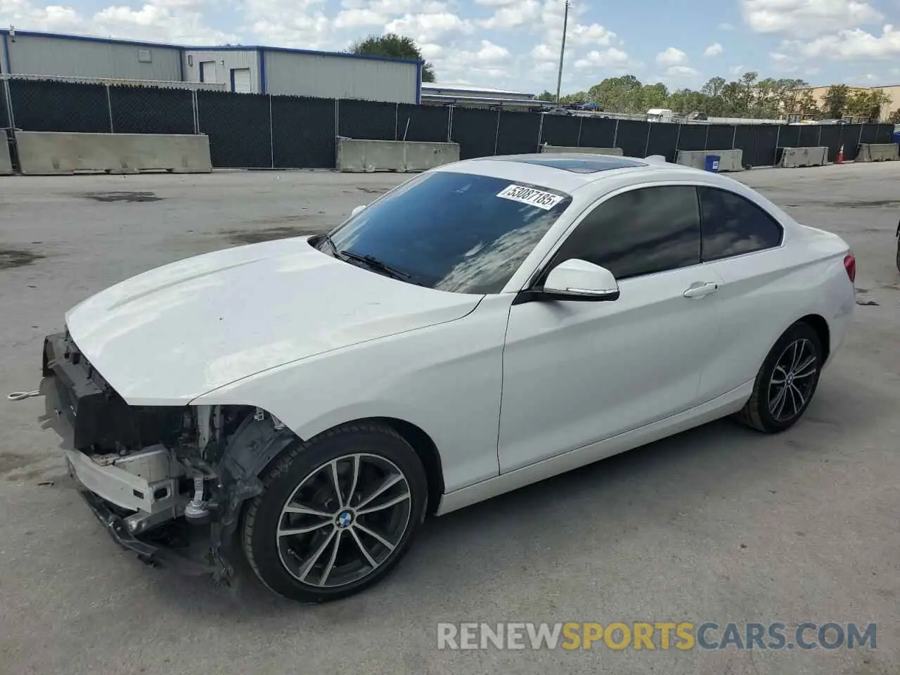 1 fotografías del automóvil dañado WBA2J1C5XKVD09905 BMW 2 SERIES 2019