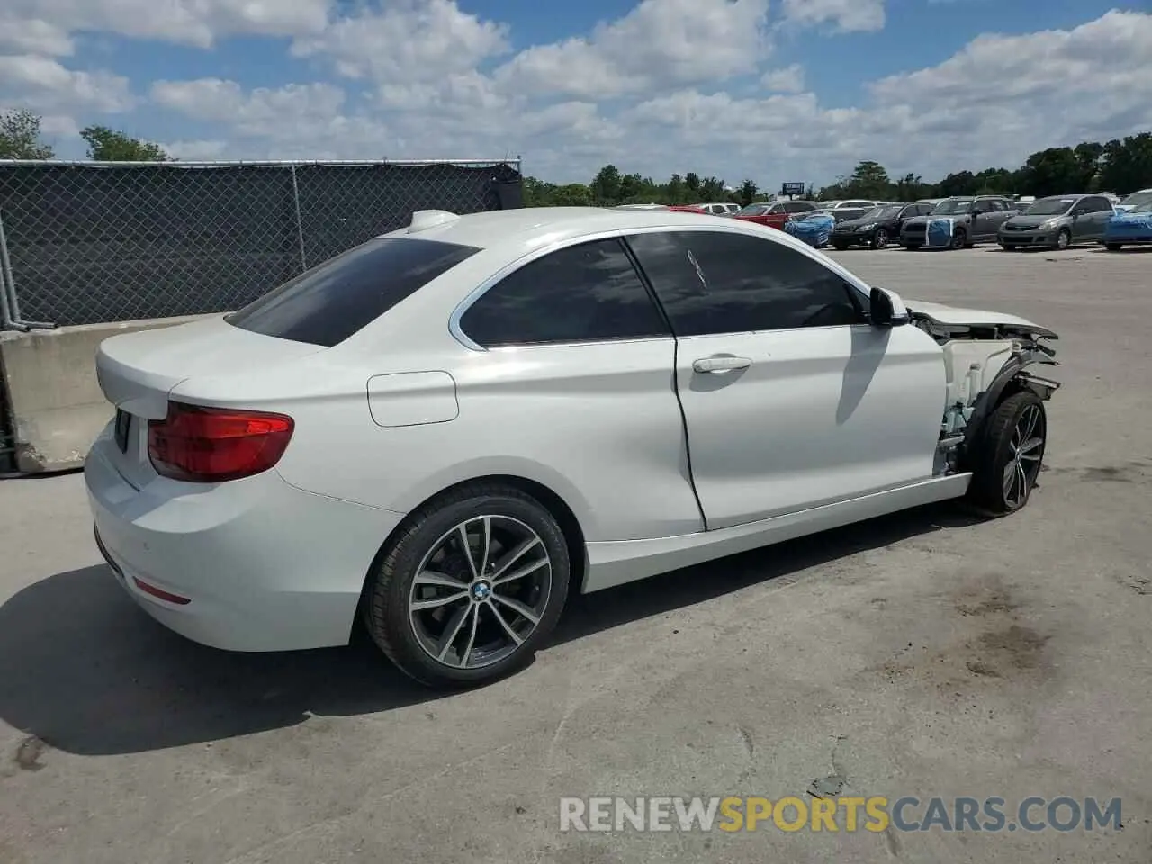 3 fotografías del automóvil dañado WBA2J1C5XKVD09905 BMW 2 SERIES 2019