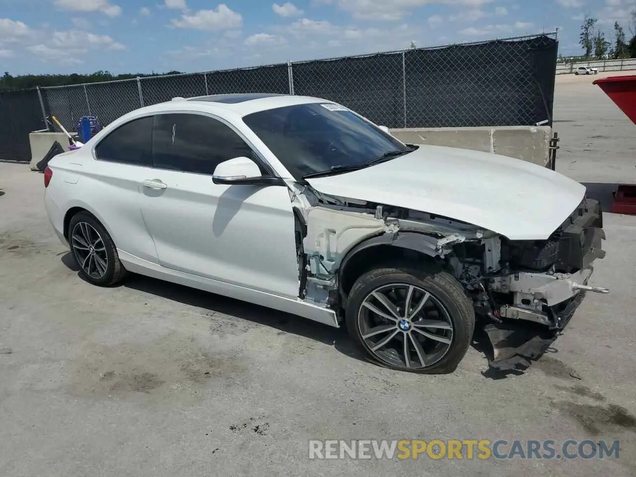 4 fotografías del automóvil dañado WBA2J1C5XKVD09905 BMW 2 SERIES 2019