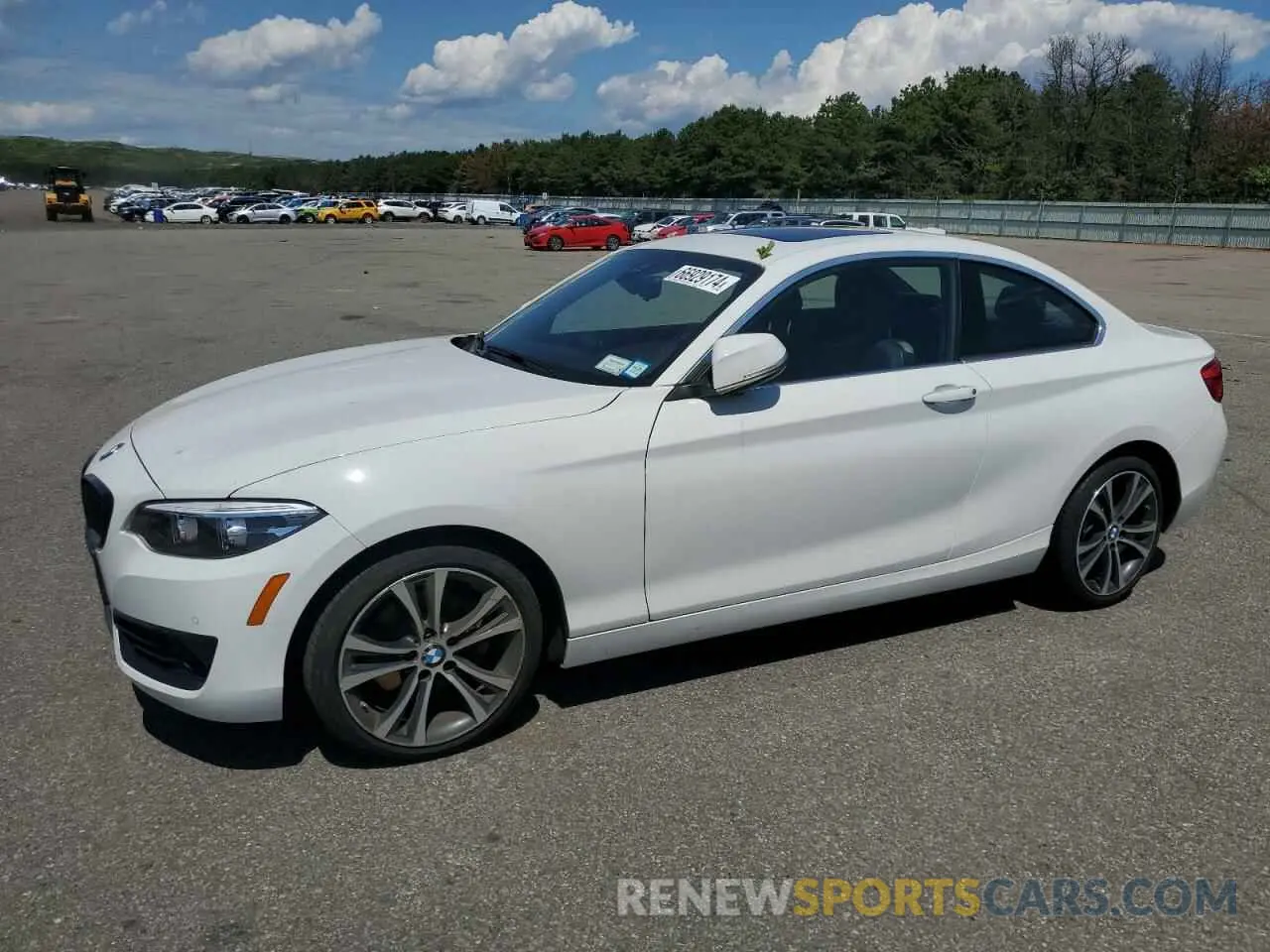 1 fotografías del automóvil dañado WBA2J3C55K7D21301 BMW 2 SERIES 2019