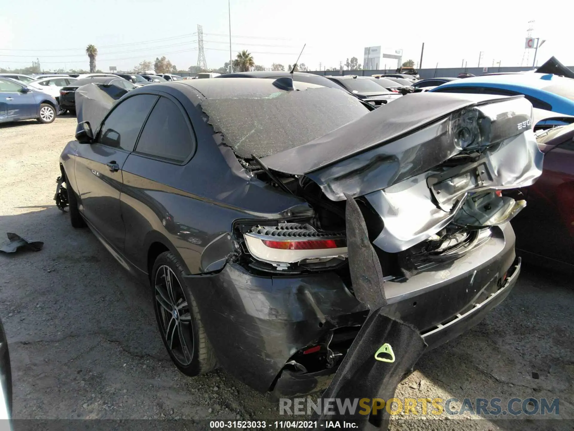 3 fotografías del automóvil dañado WBA2J1C0XL7E70507 BMW 2 SERIES 2020