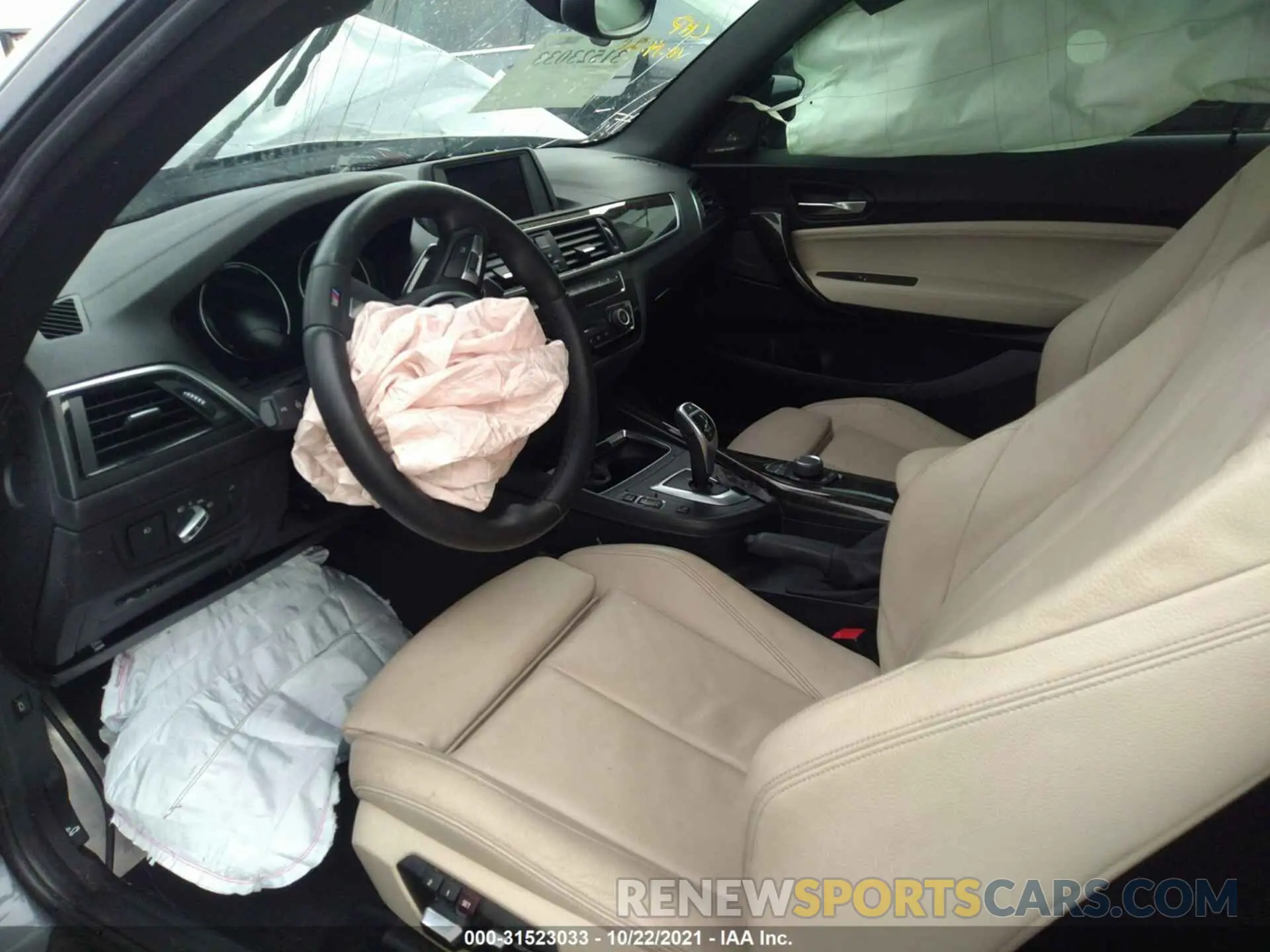 5 fotografías del automóvil dañado WBA2J1C0XL7E70507 BMW 2 SERIES 2020