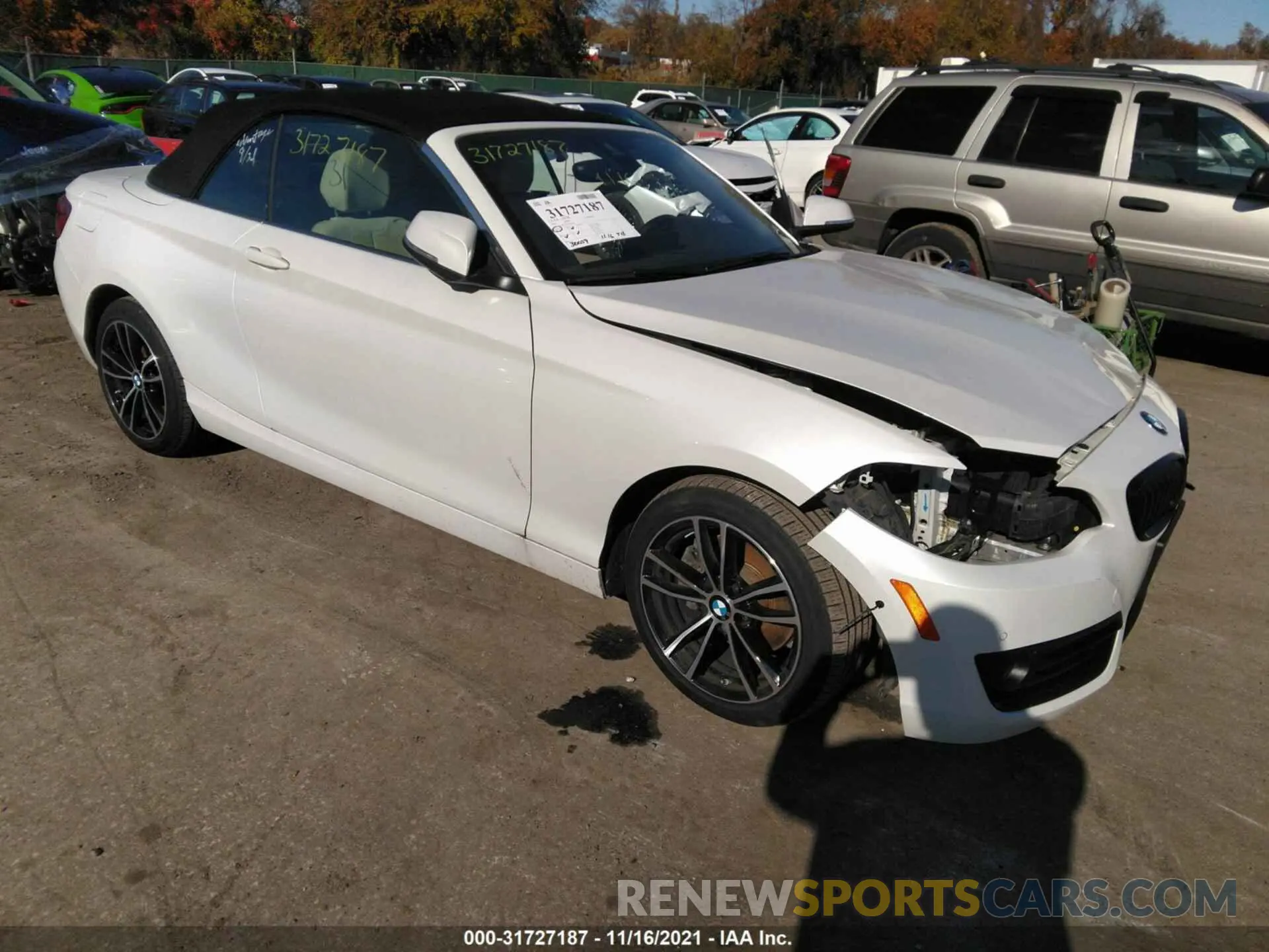1 fotografías del automóvil dañado WBA2K1C09L7E63867 BMW 2 SERIES 2020