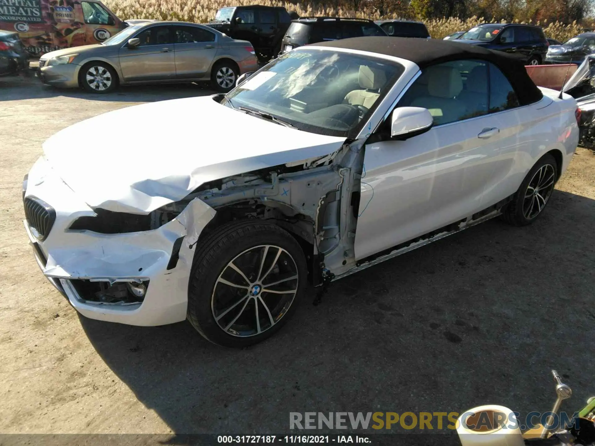 2 fotografías del automóvil dañado WBA2K1C09L7E63867 BMW 2 SERIES 2020