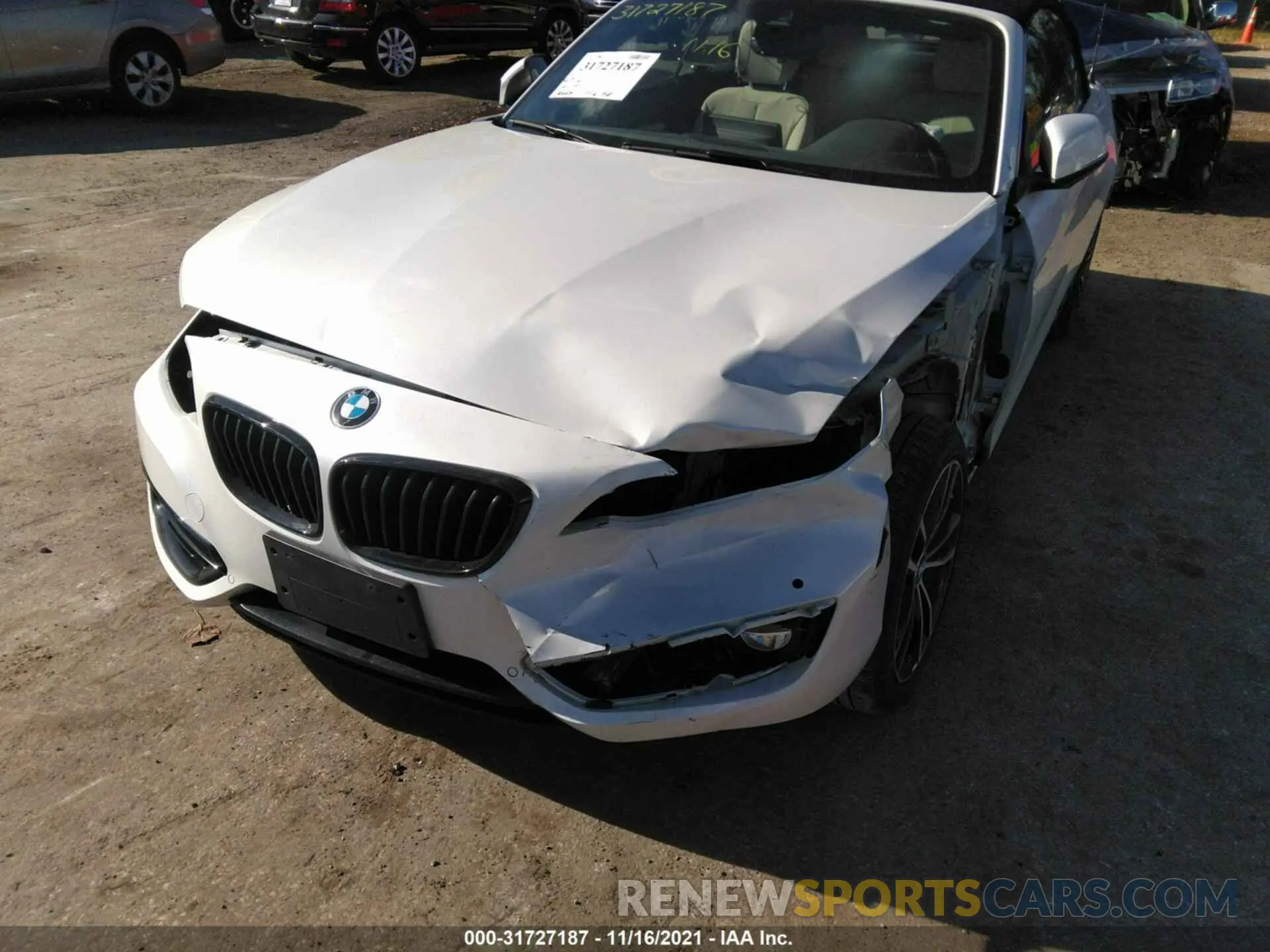 6 fotografías del automóvil dañado WBA2K1C09L7E63867 BMW 2 SERIES 2020