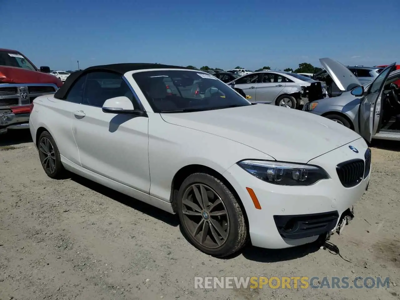 4 fotografías del automóvil dañado WBA2M7C04L7F61332 BMW 2 SERIES 2020