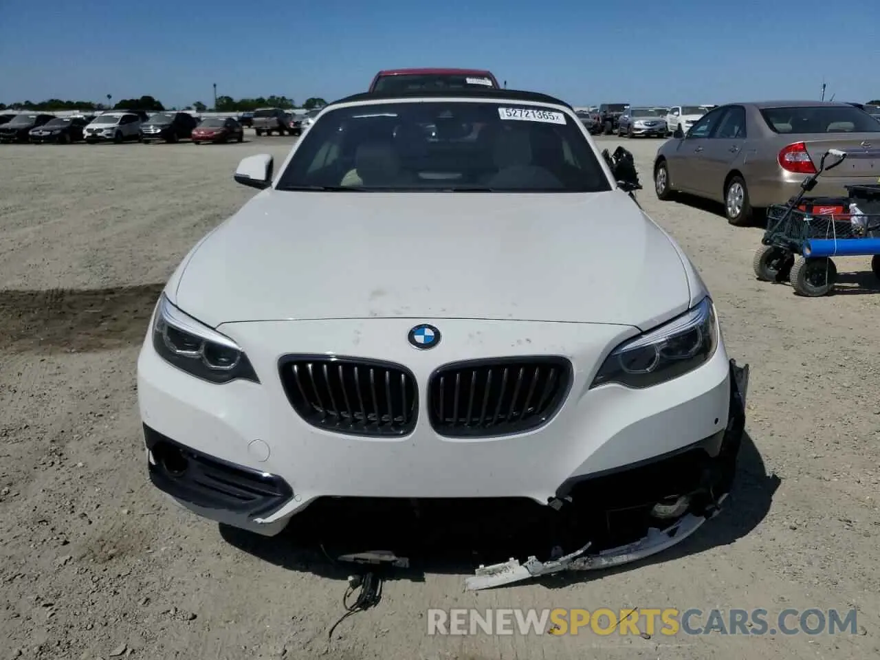 5 fotografías del automóvil dañado WBA2M7C04L7F61332 BMW 2 SERIES 2020