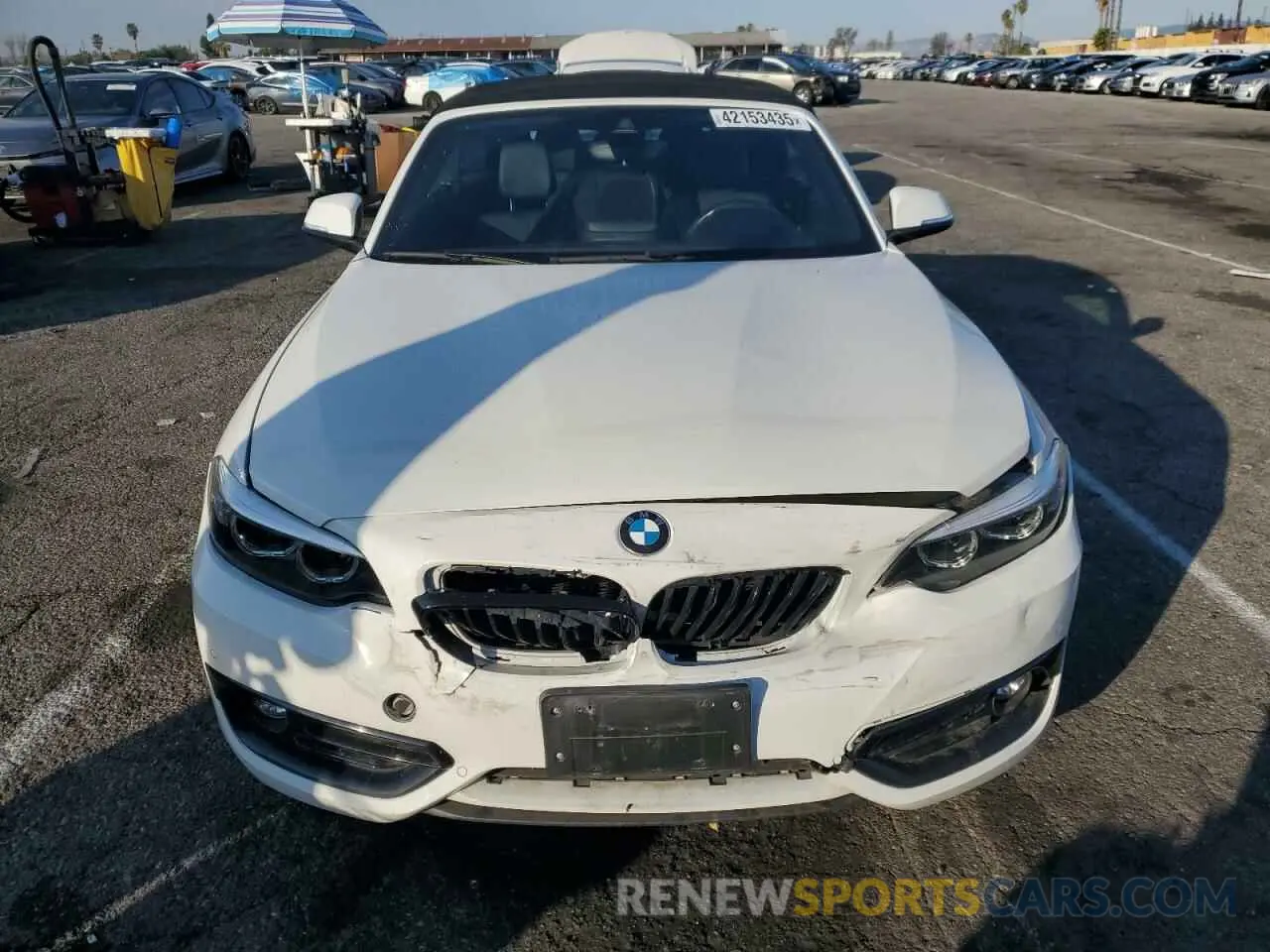 5 fotografías del automóvil dañado WBA2M7C05L7F00152 BMW 2 SERIES 2020