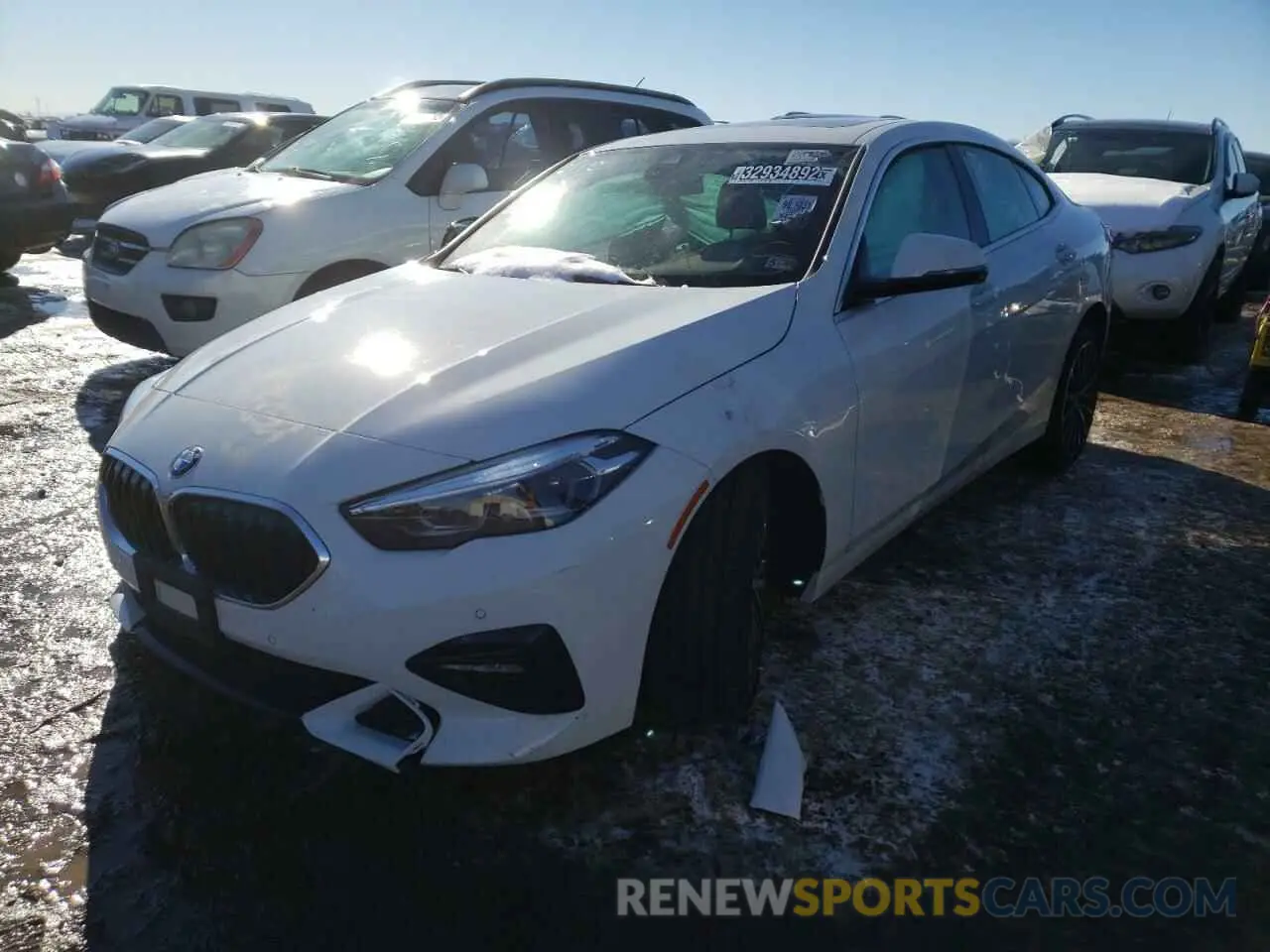 2 fotografías del automóvil dañado WBA73AK0XL7F88641 BMW 2 SERIES 2020