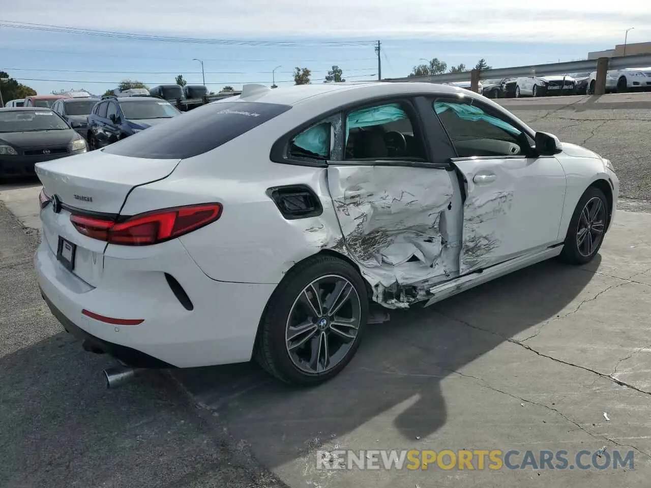 3 fotografías del automóvil dañado WBA73AK00M7G52266 BMW 2 SERIES 2021