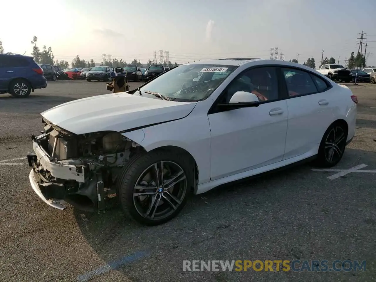 1 fotografías del automóvil dañado WBA73AK00M7G75305 BMW 2 SERIES 2021