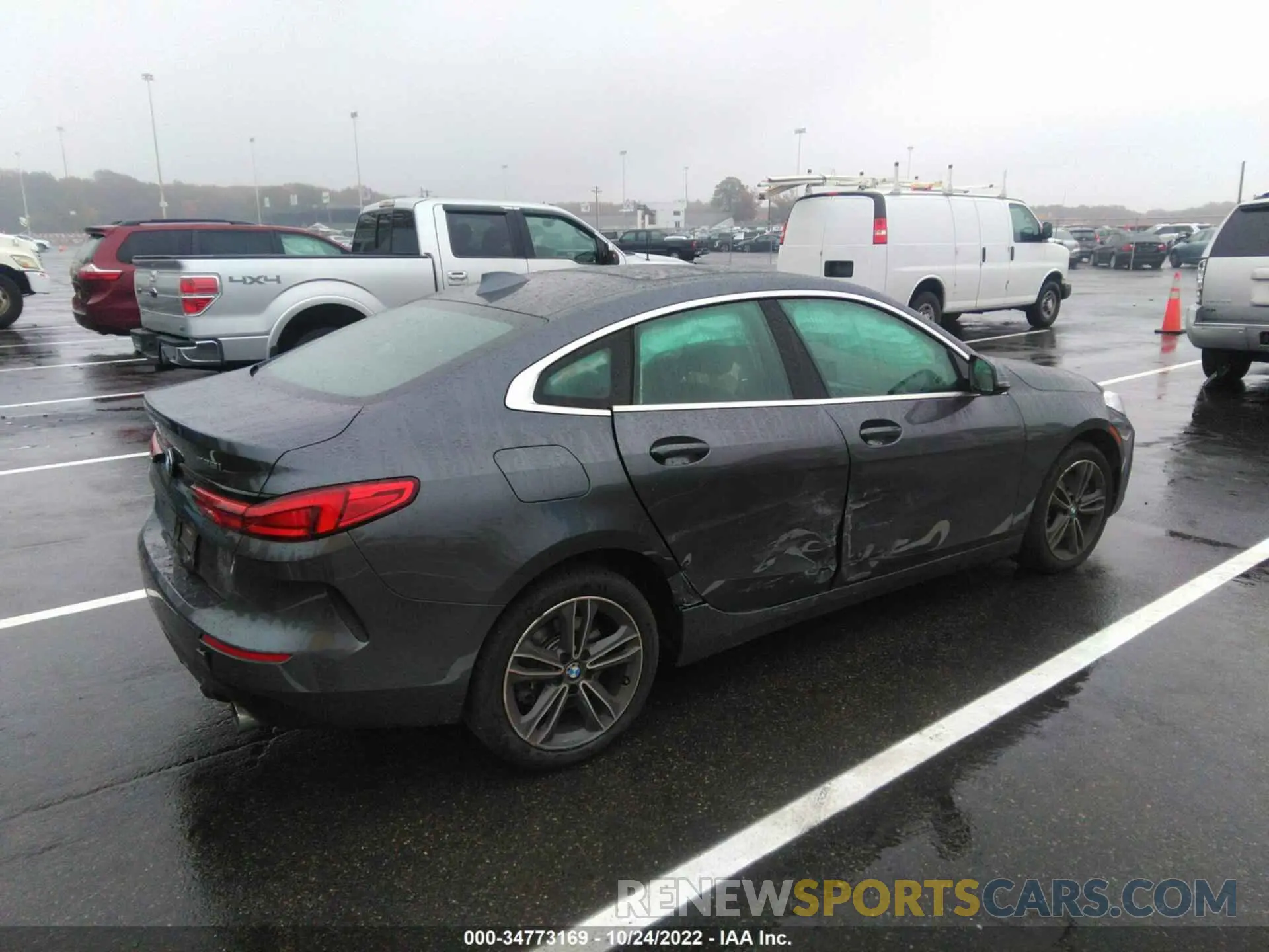 4 fotografías del automóvil dañado WBA73AK00M7H08402 BMW 2 SERIES 2021