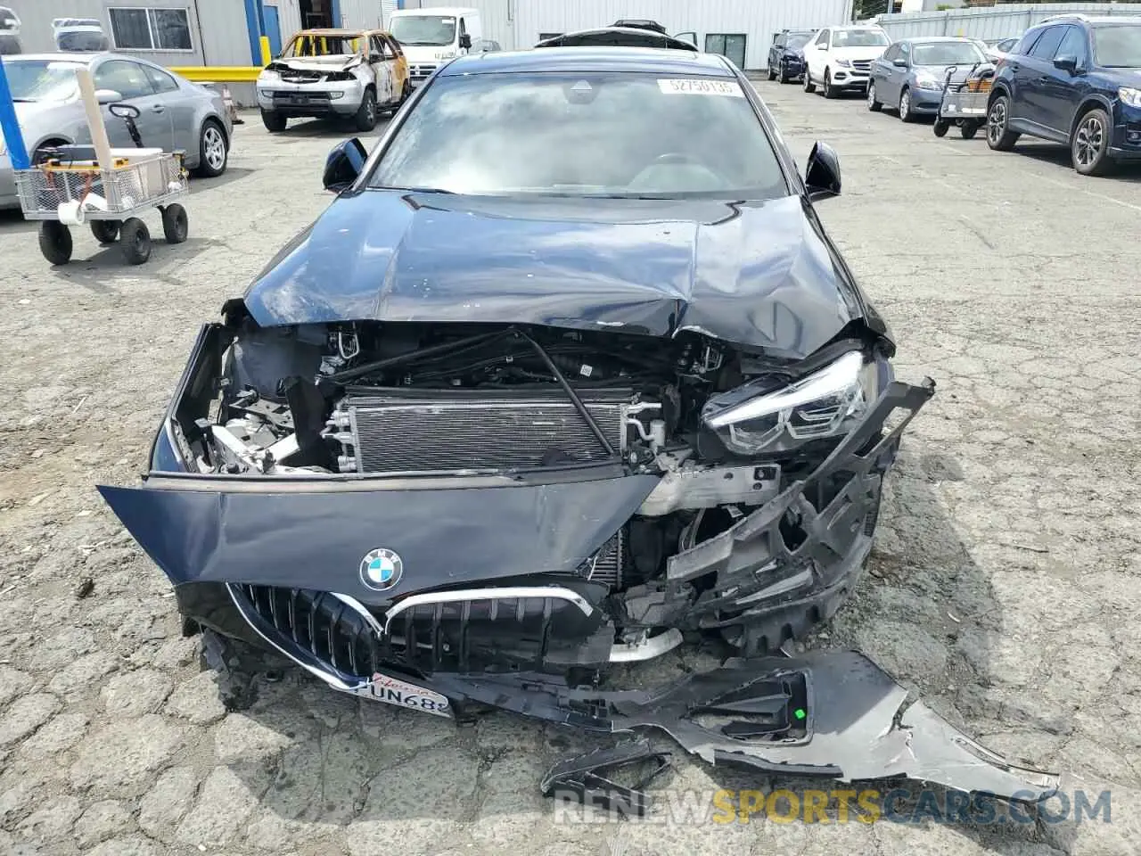 5 fotografías del automóvil dañado WBA73AK01M7H79897 BMW 2 SERIES 2021