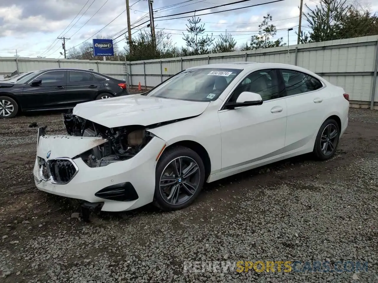 1 fotografías del automóvil dañado WBA73AK04M7G62525 BMW 2 SERIES 2021