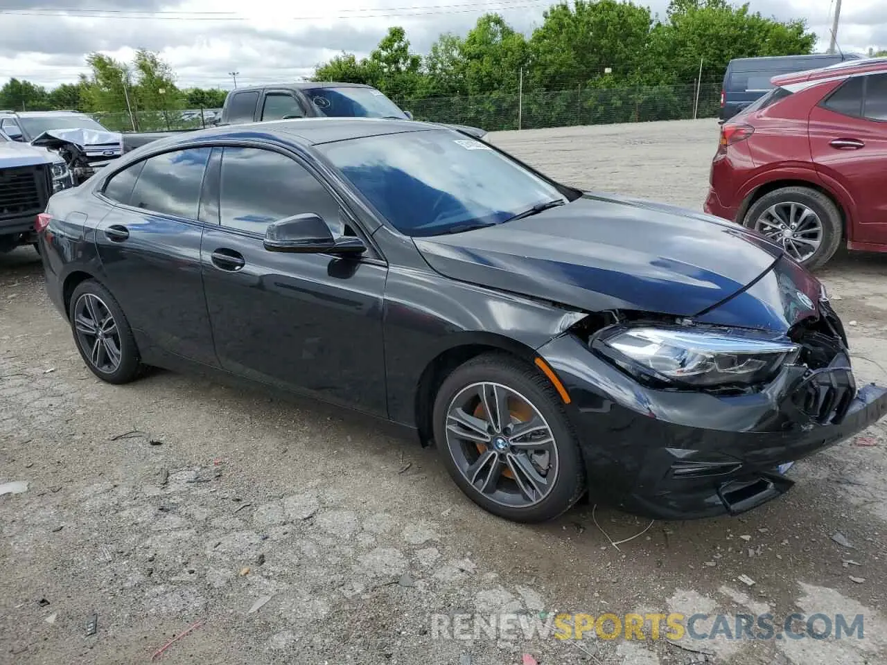 4 fotografías del automóvil dañado WBA73AK05M7H16818 BMW 2 SERIES 2021