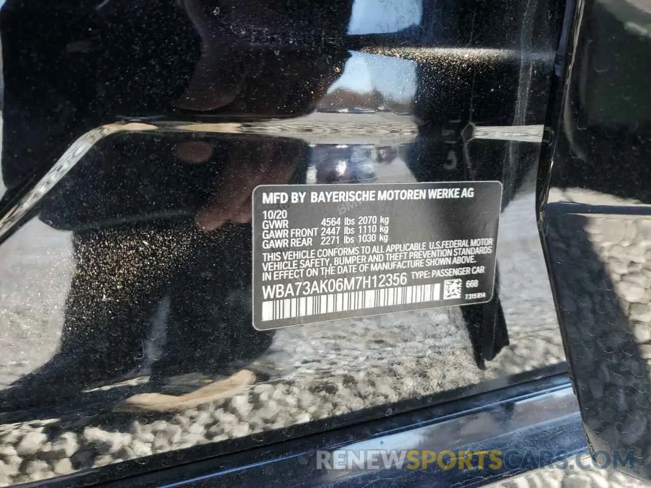 12 fotografías del automóvil dañado WBA73AK06M7H12356 BMW 2 SERIES 2021