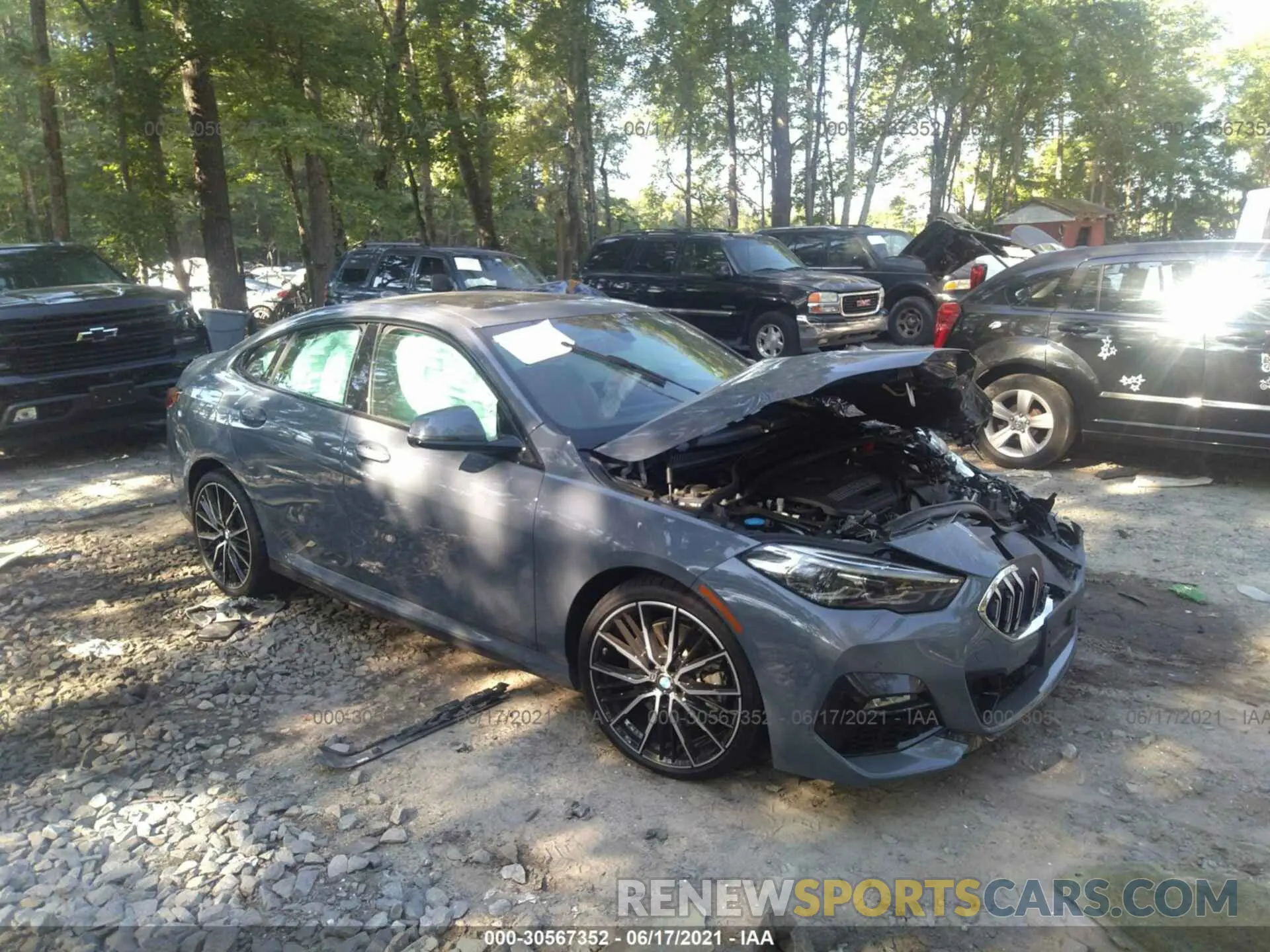 1 fotografías del automóvil dañado WBA73AK09M7G96167 BMW 2 SERIES 2021