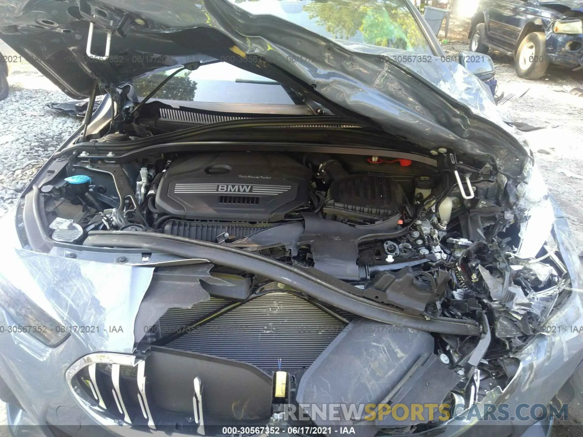 10 fotografías del automóvil dañado WBA73AK09M7G96167 BMW 2 SERIES 2021
