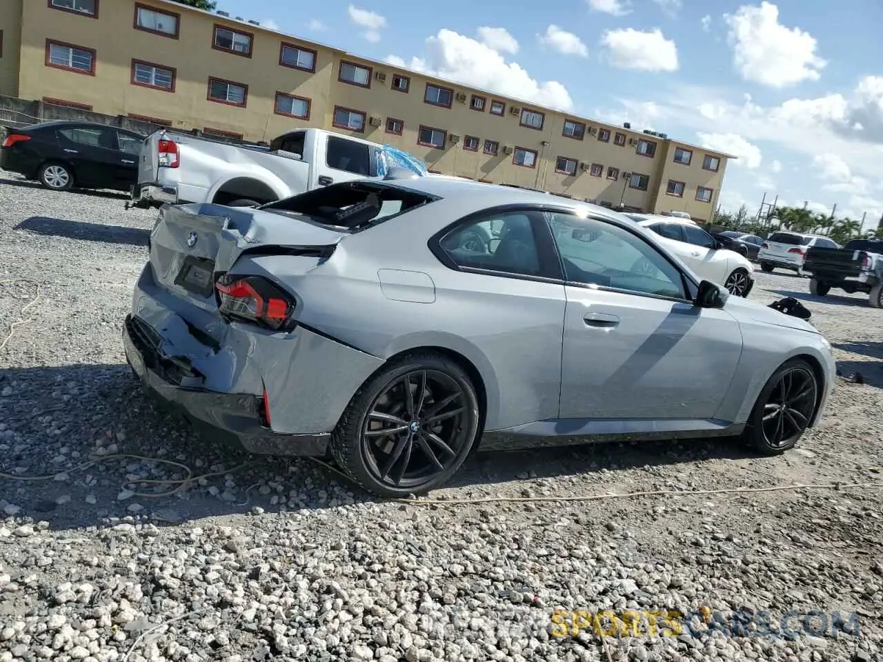3 fotografías del automóvil dañado 3MW23CM06N8C59212 BMW 2 SERIES 2022